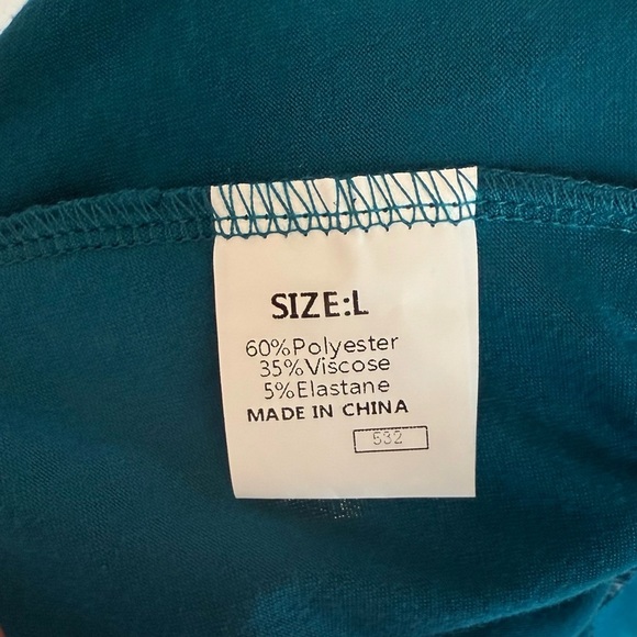 Teal Sleeveless Mini Dress EUC - Picture 5 of 5